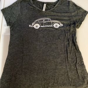 Woman’s 1 of 1 custom S VW bug shirt